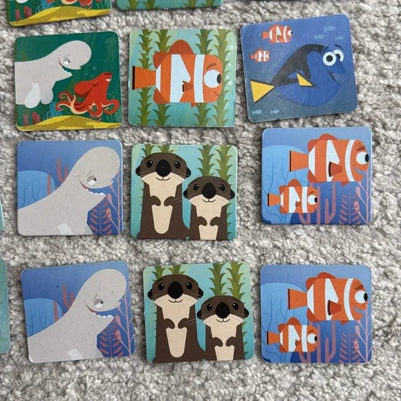 Disney Finding Dory & Disney Matching Memory Game- 2 Games - 2 Skill Levels - Picture 4 of 14